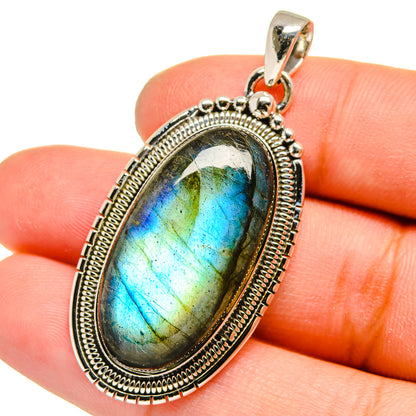 Labradorite Pendants handcrafted by Ana Silver Co - PD13676