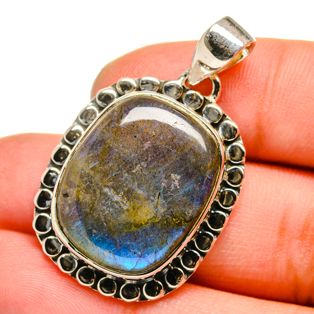 Labradorite Pendants handcrafted by Ana Silver Co - PD13682