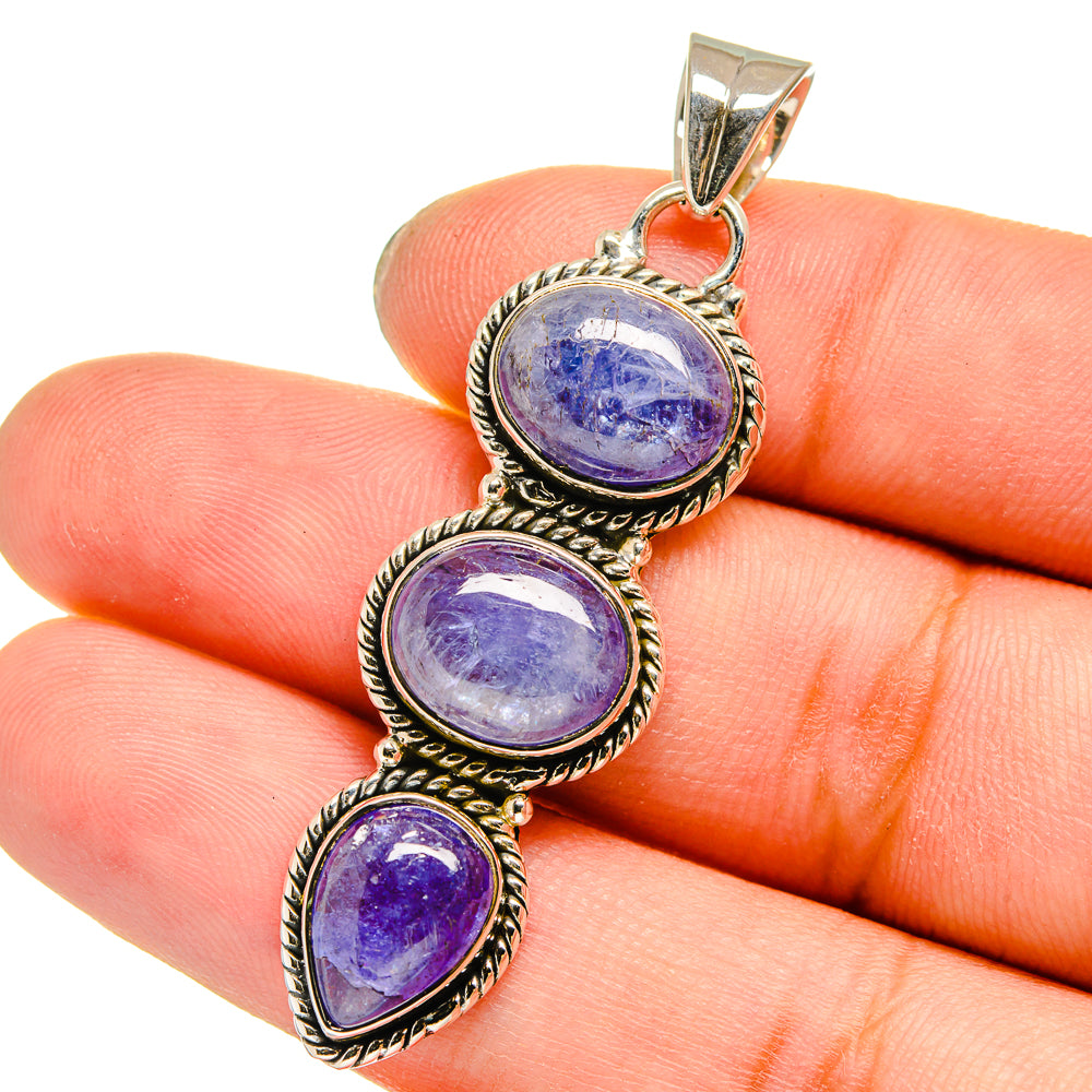Tanzanite Pendants handcrafted by Ana Silver Co - PD13700