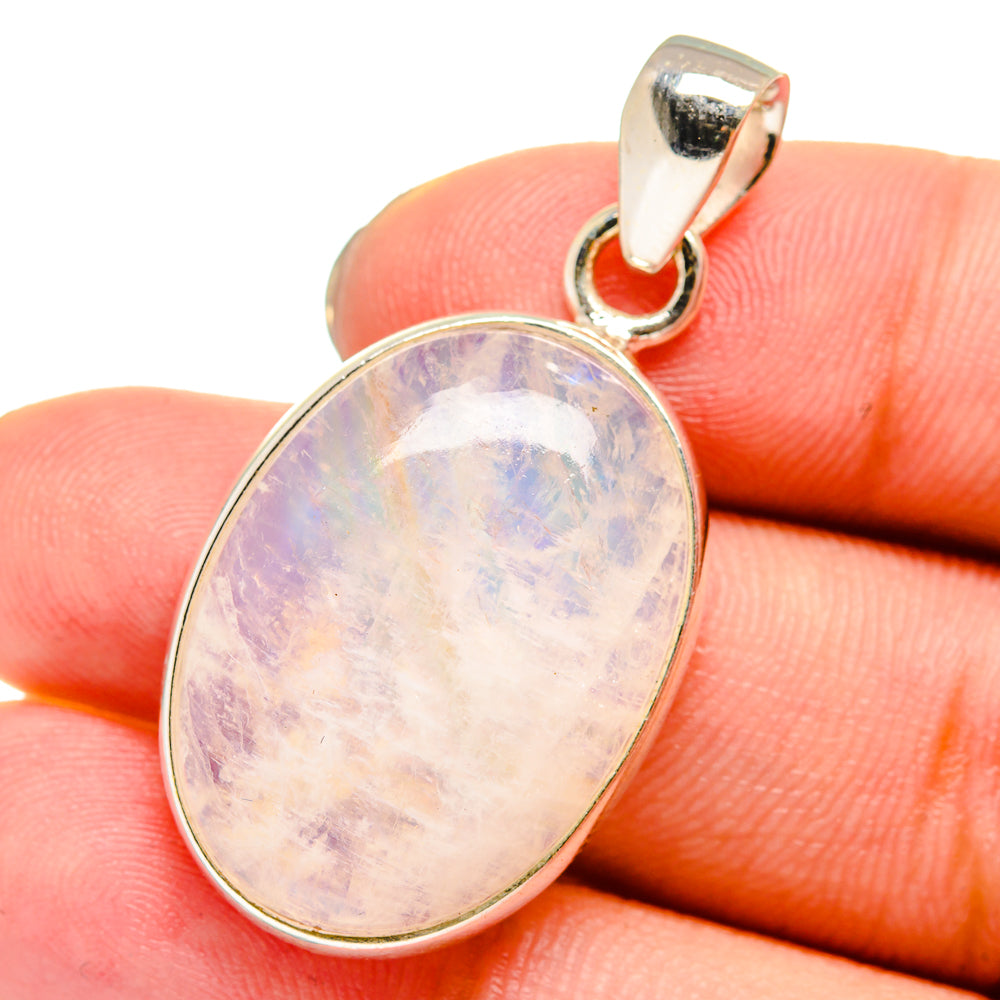 Rainbow Moonstone Pendants handcrafted by Ana Silver Co - PD13732