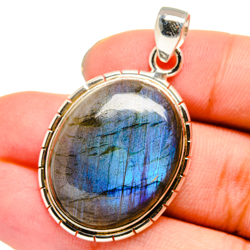 Labradorite Pendants handcrafted by Ana Silver Co - PD13736