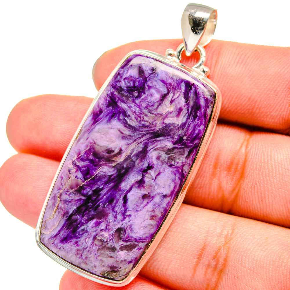 Charoite Pendants handcrafted by Ana Silver Co - PD13739