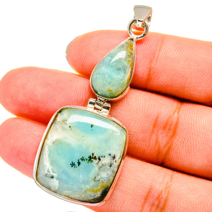 Larimar Pendants handcrafted by Ana Silver Co - PD13742