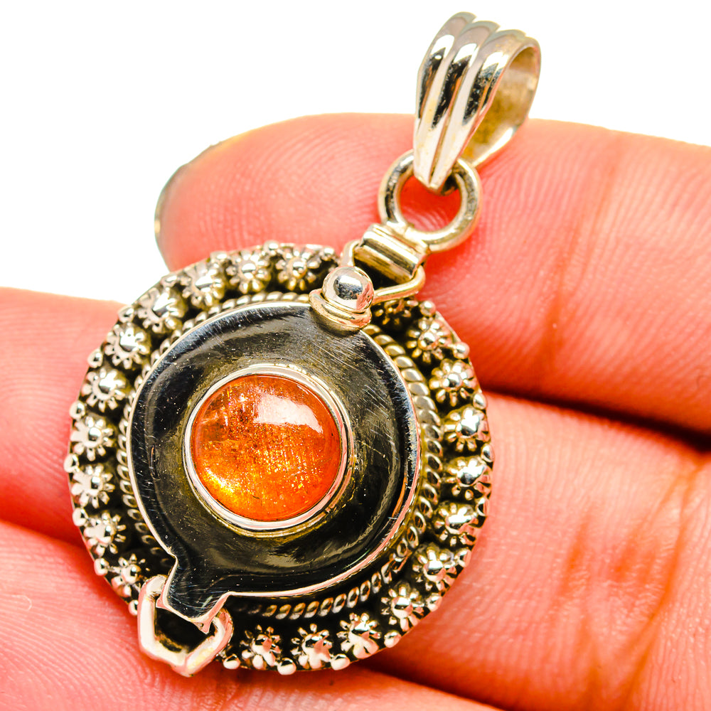 Sunstone Pendants handcrafted by Ana Silver Co - PD13749