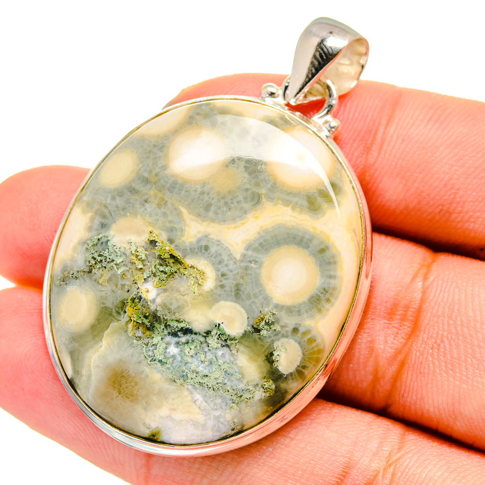 Ocean Jasper Pendants handcrafted by Ana Silver Co - PD13754