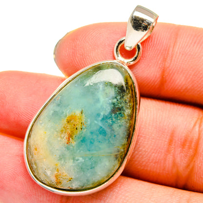 Peruvian Opal Pendants handcrafted by Ana Silver Co - PD13755