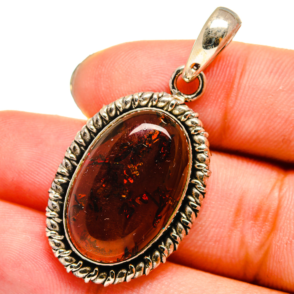 Baltic Amber Pendants handcrafted by Ana Silver Co - PD13763