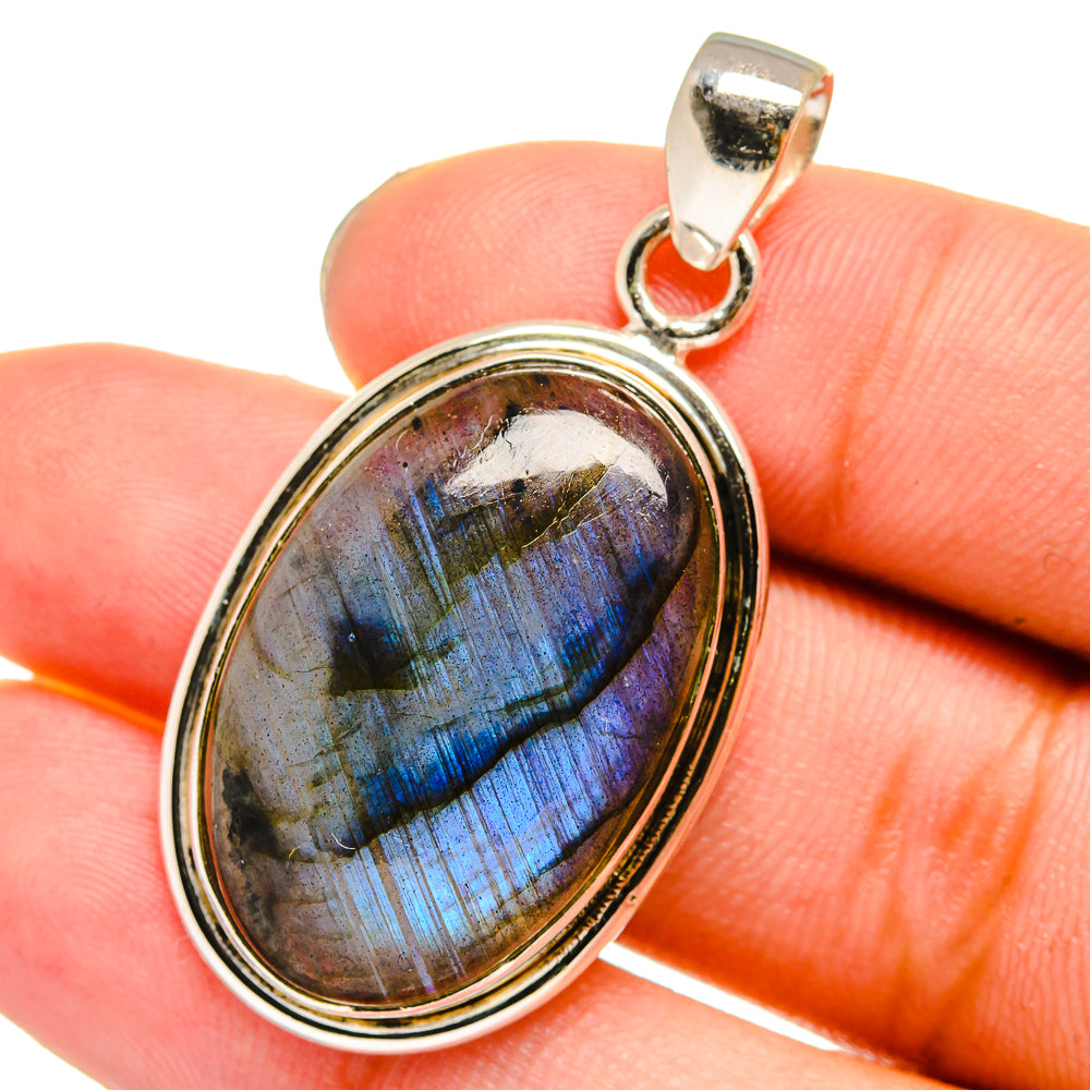 Labradorite Pendants handcrafted by Ana Silver Co - PD13768