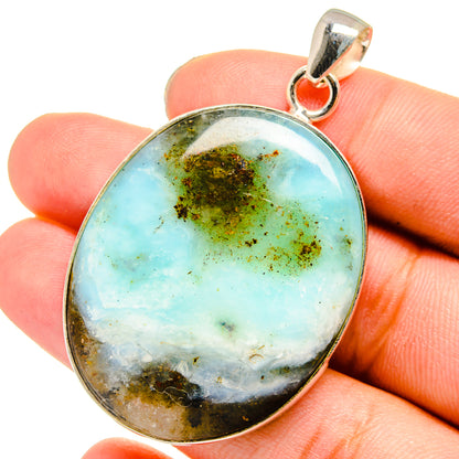 Peruvian Opal Pendants handcrafted by Ana Silver Co - PD13769