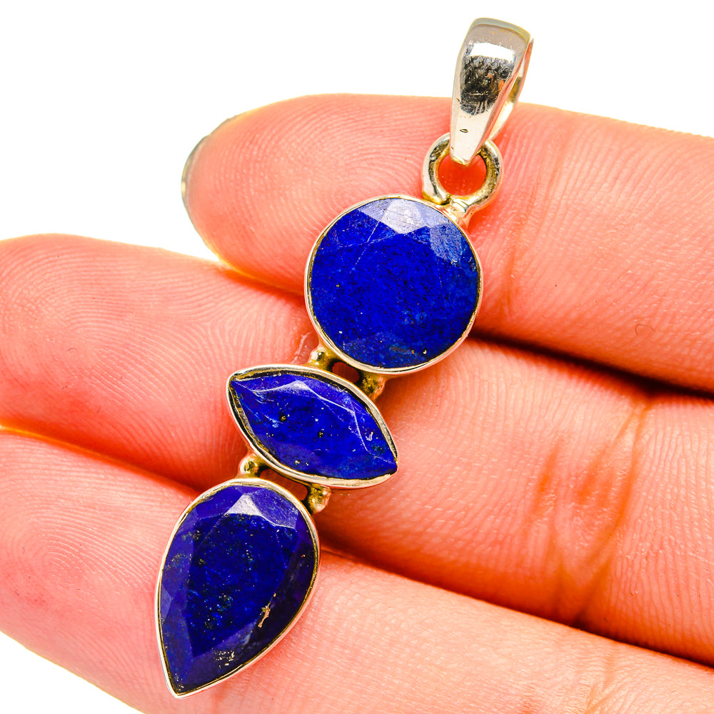 Lapis Lazuli Pendants handcrafted by Ana Silver Co - PD13770