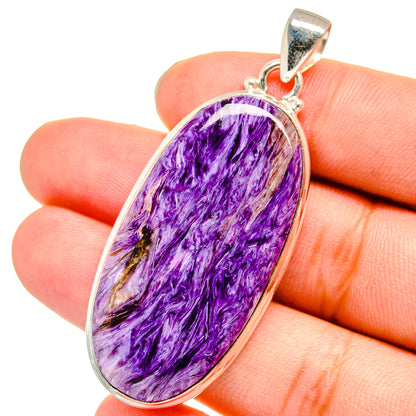 Charoite Pendants handcrafted by Ana Silver Co - PD13771