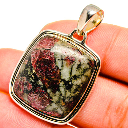 Russian Eudialyte Pendants handcrafted by Ana Silver Co - PD13772