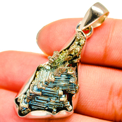 Bismuth Crystal Pendants handcrafted by Ana Silver Co - PD13778
