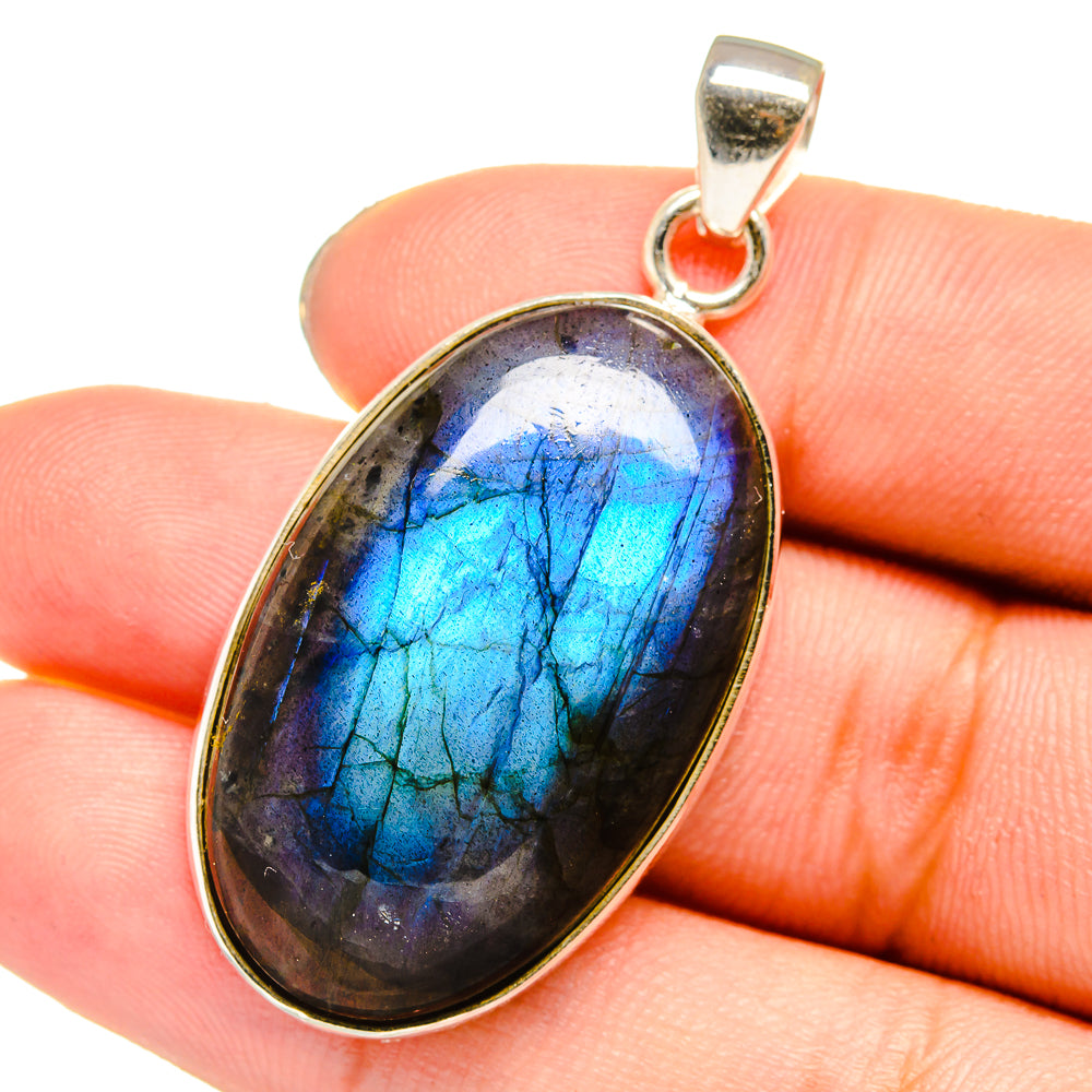 Labradorite Pendants handcrafted by Ana Silver Co - PD13786