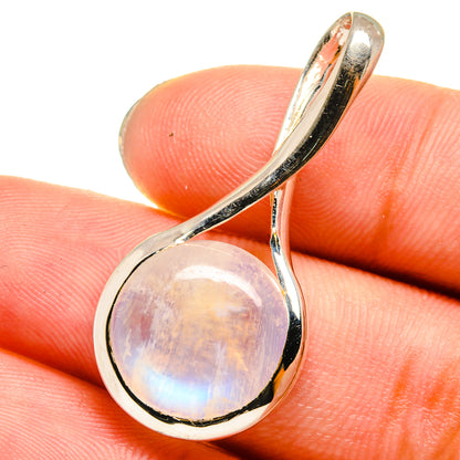 Rainbow Moonstone Pendants handcrafted by Ana Silver Co - PD13790