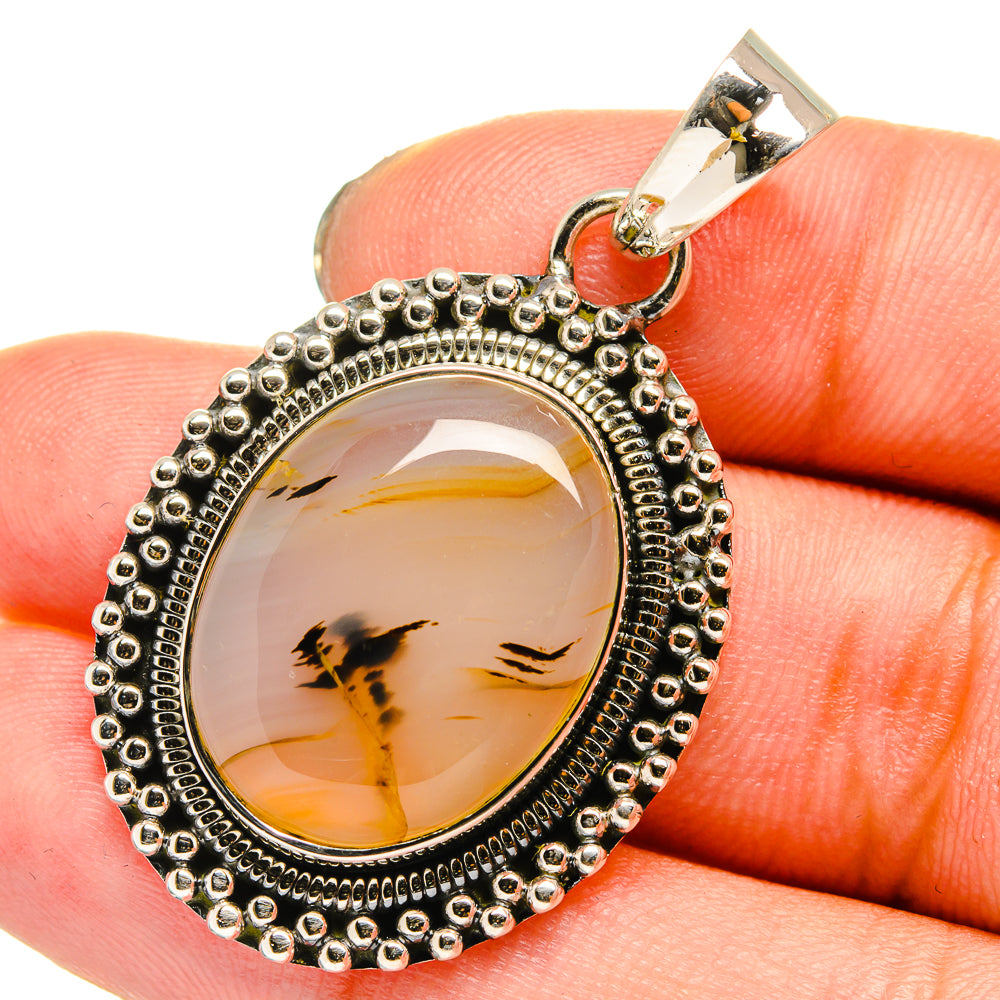 Montana Agate Pendants handcrafted by Ana Silver Co - PD13792