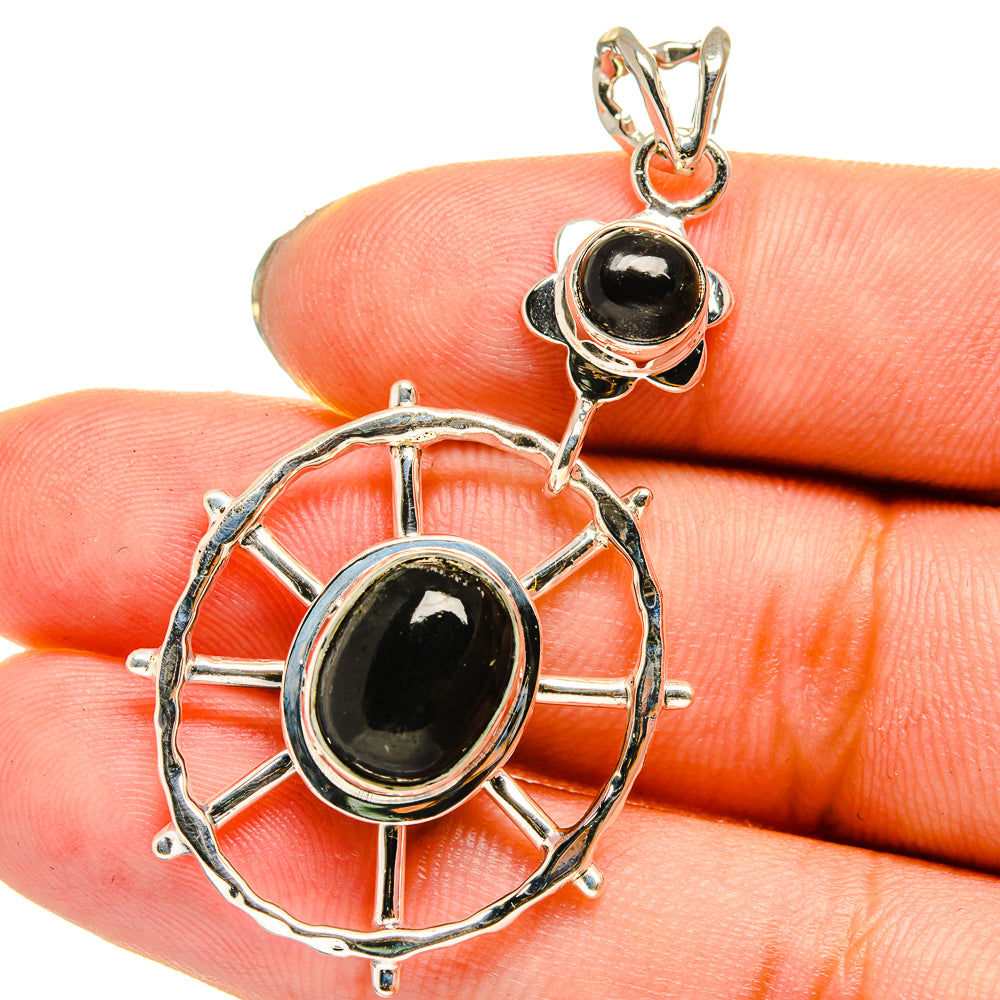 Black Onyx Pendants handcrafted by Ana Silver Co - PD13806