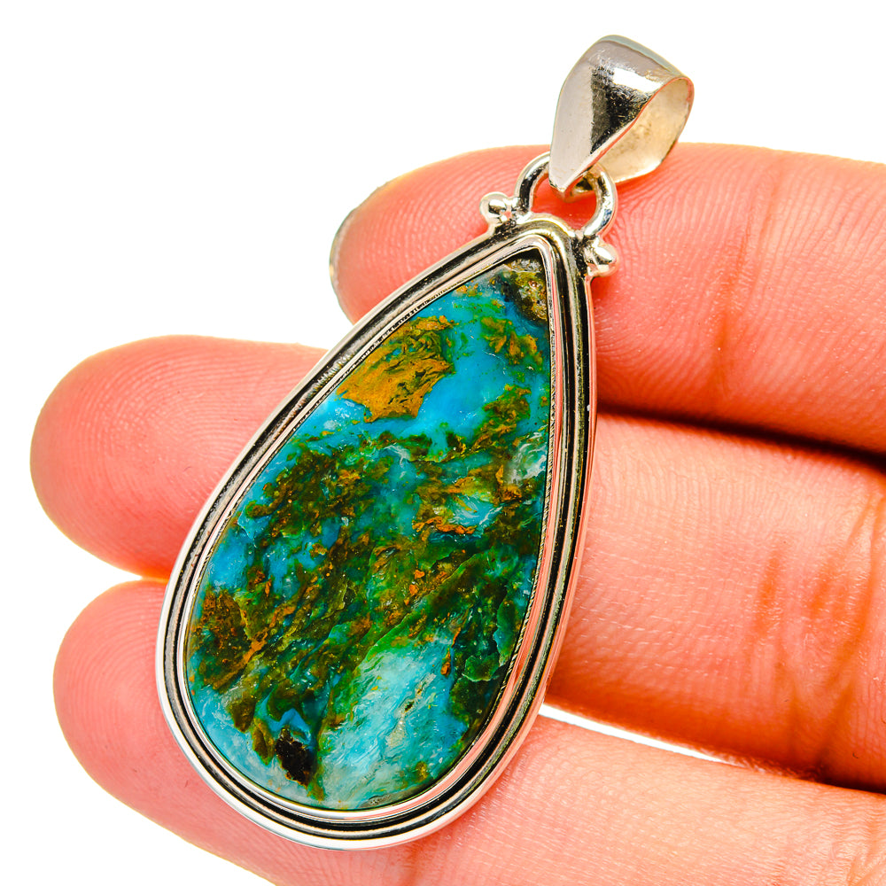 Peruvian Opal Pendants handcrafted by Ana Silver Co - PD13807