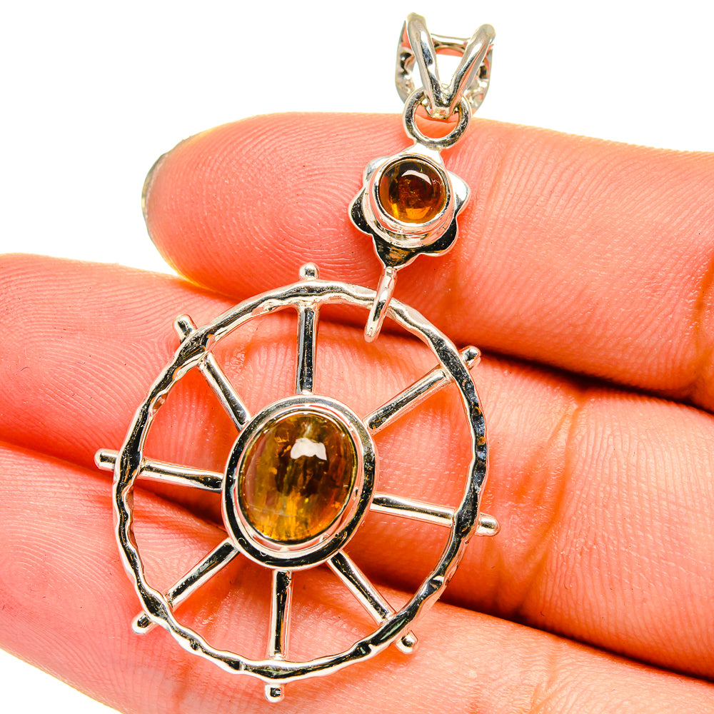 Citrine Pendants handcrafted by Ana Silver Co - PD13811