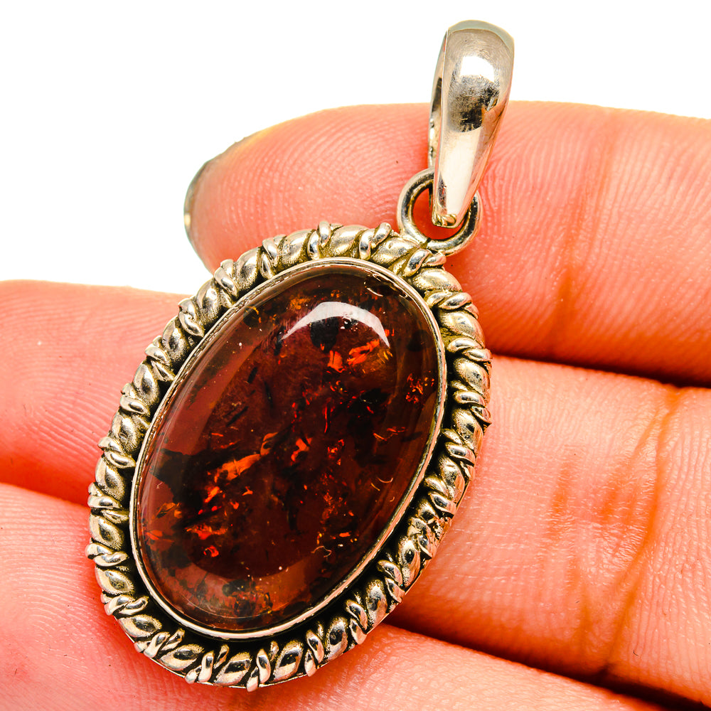 Baltic Amber Pendants handcrafted by Ana Silver Co - PD13812