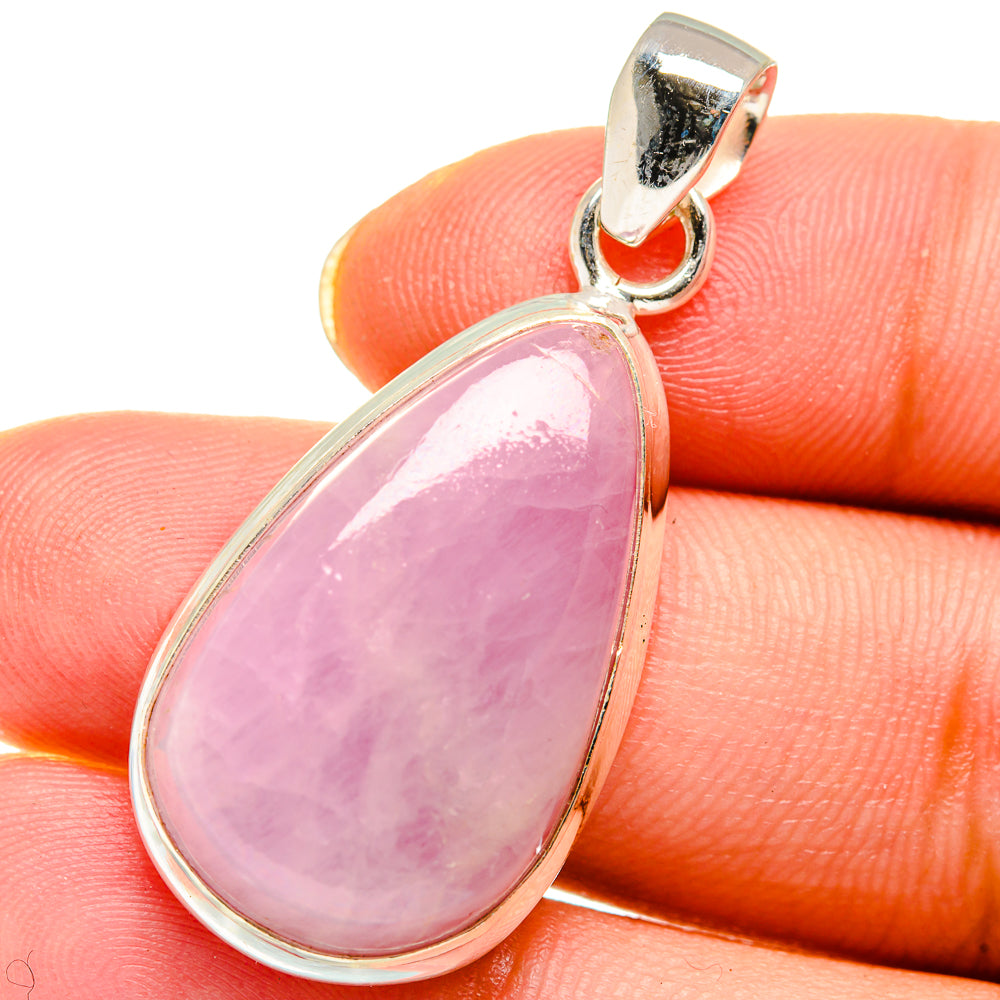 Kunzite Pendants handcrafted by Ana Silver Co - PD13824