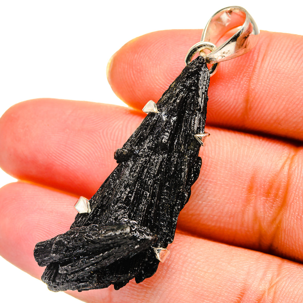 Black Tourmaline Pendants handcrafted by Ana Silver Co - PD13828