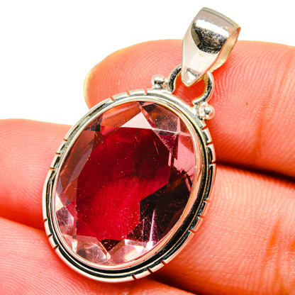Color Change Alexandrite (lab.) Pendants handcrafted by Ana Silver Co - PD13835