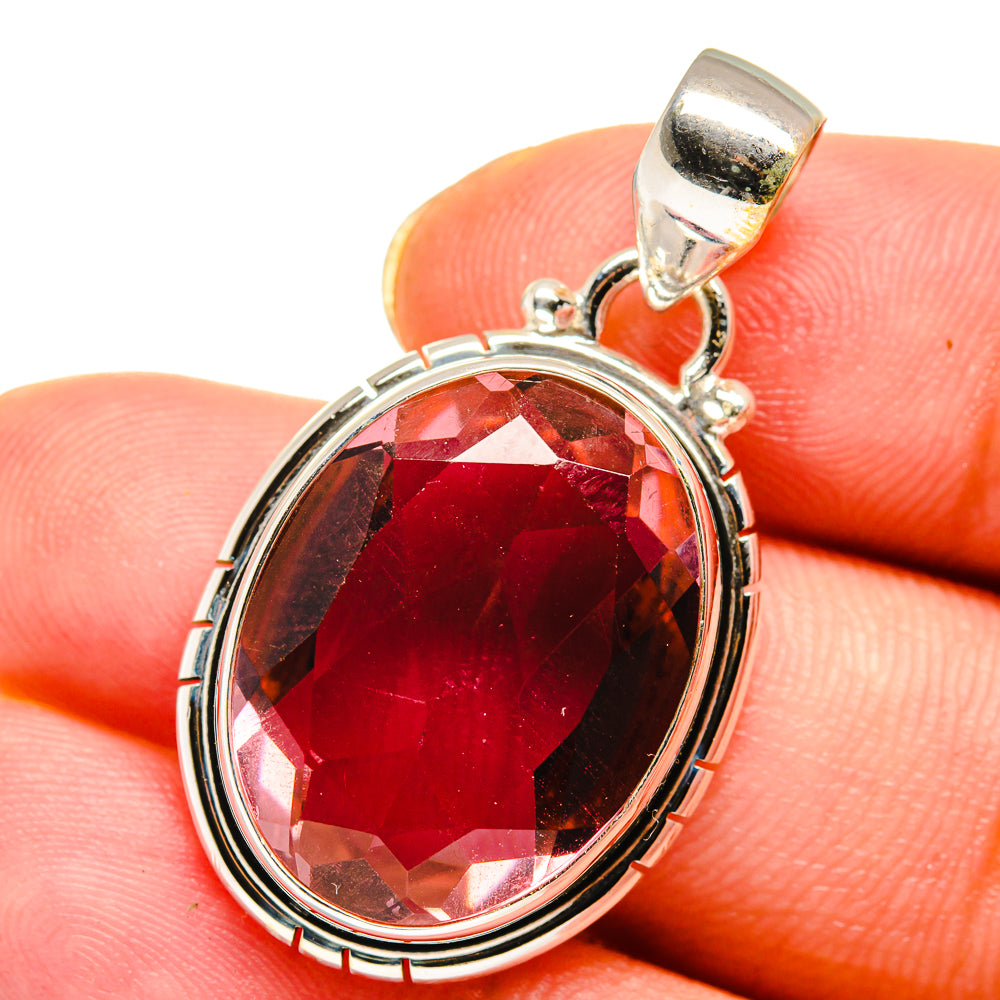 Color Change Alexandrite (lab.) Pendants handcrafted by Ana Silver Co - PD13838