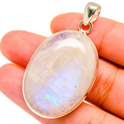 Rainbow Moonstone Pendants handcrafted by Ana Silver Co - PD13842