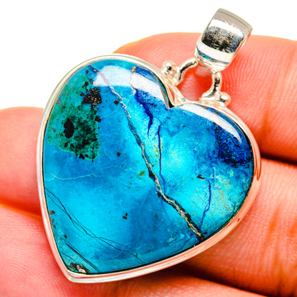 Chrysocolla Pendants handcrafted by Ana Silver Co - PD13844
