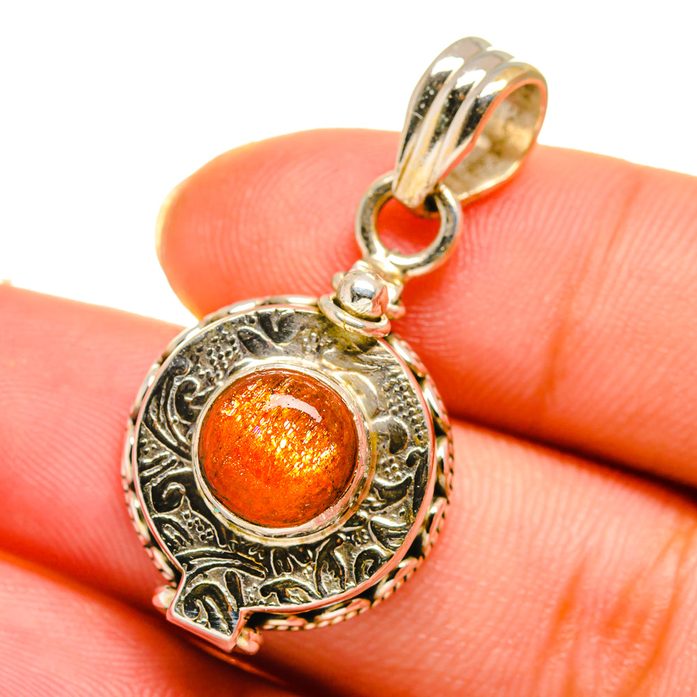 Sunstone Pendants handcrafted by Ana Silver Co - PD13850