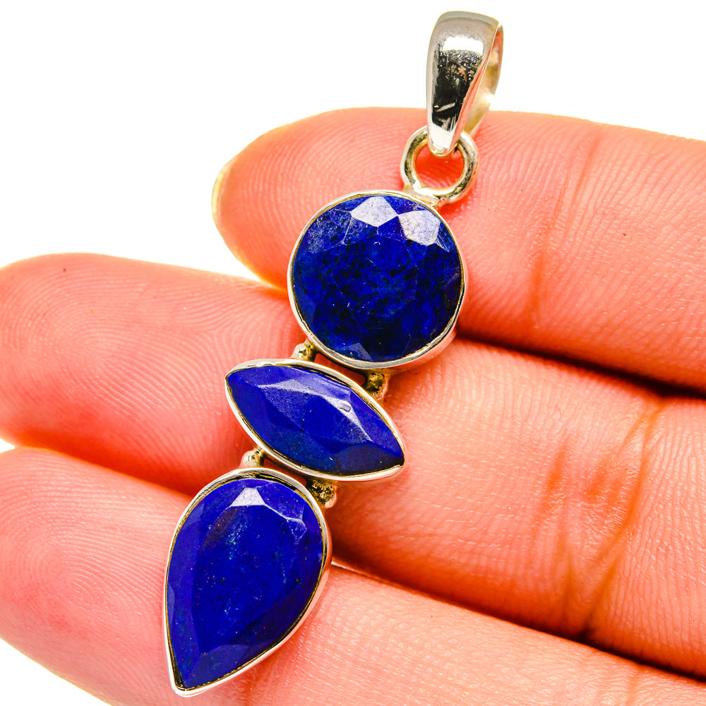 Lapis Lazuli Pendants handcrafted by Ana Silver Co - PD13854