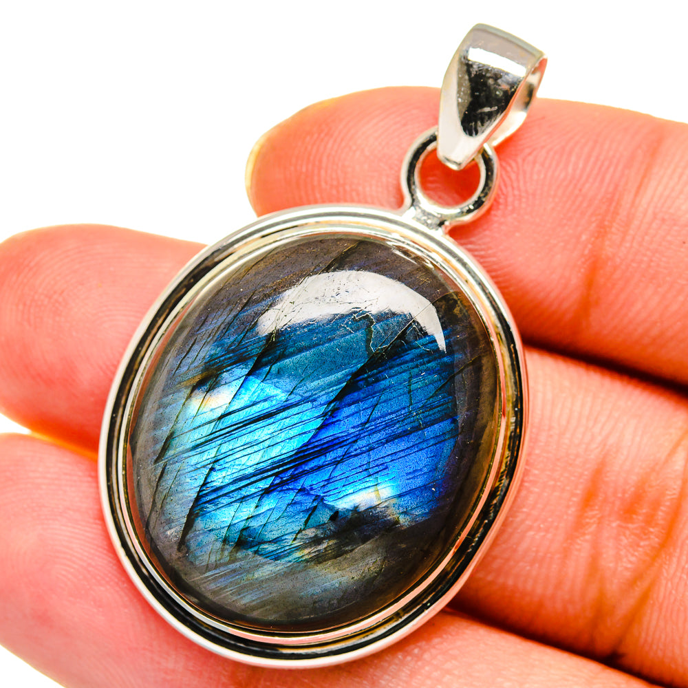 Labradorite Pendants handcrafted by Ana Silver Co - PD13858