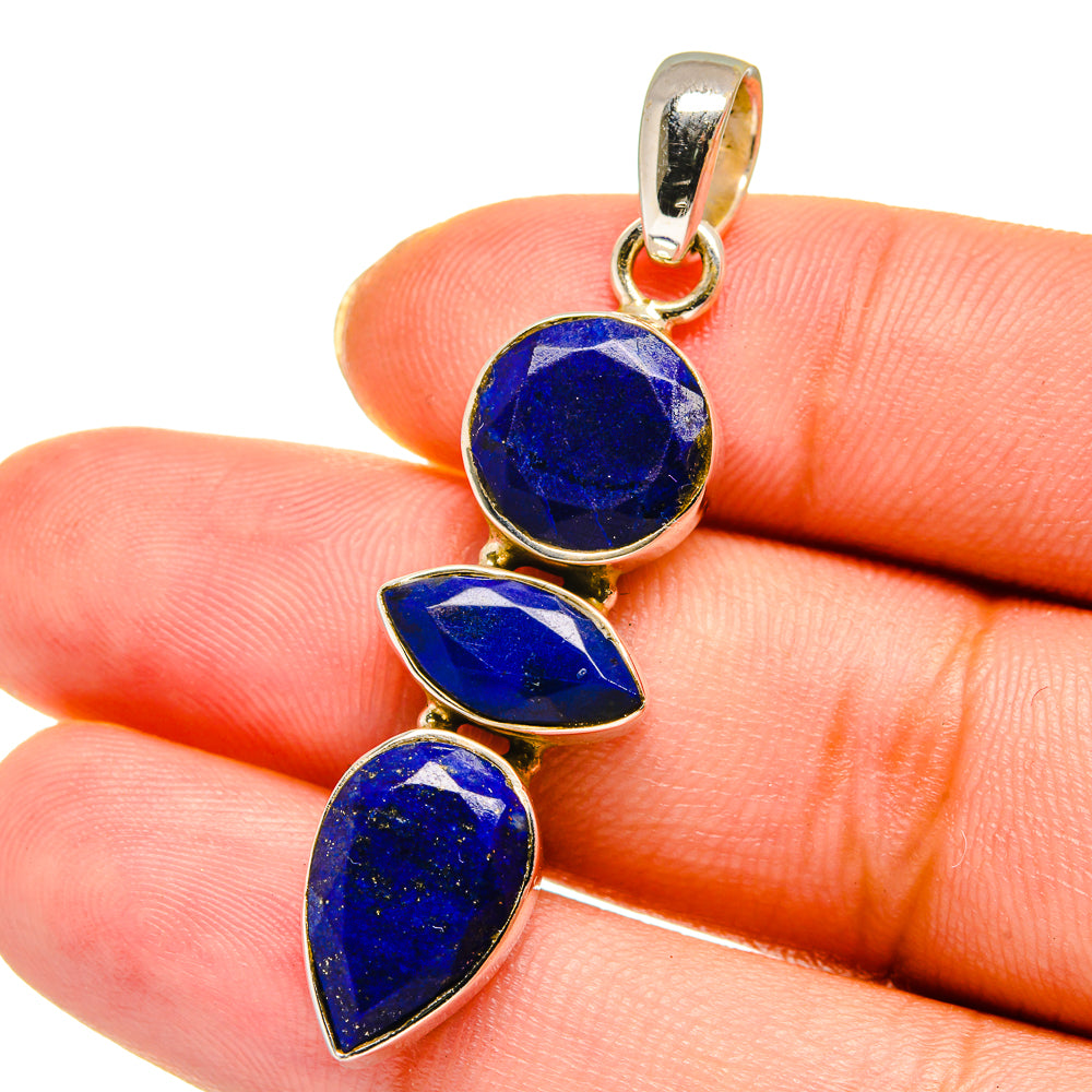Lapis Lazuli Pendants handcrafted by Ana Silver Co - PD13864