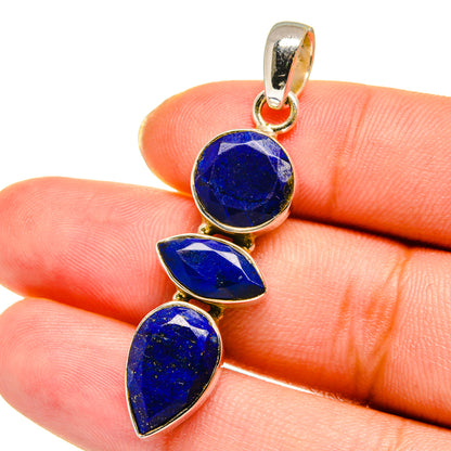 Lapis Lazuli Pendants handcrafted by Ana Silver Co - PD13864