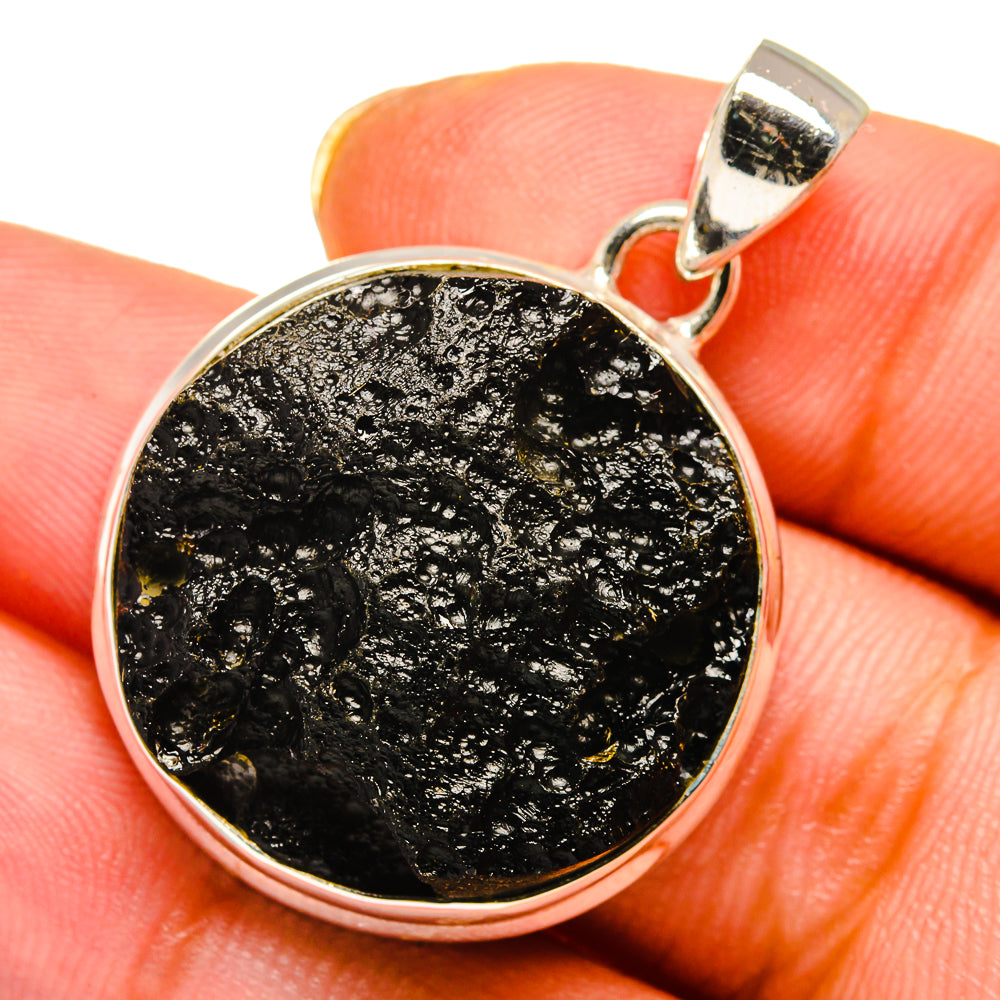 Tektite Pendants handcrafted by Ana Silver Co - PD13881