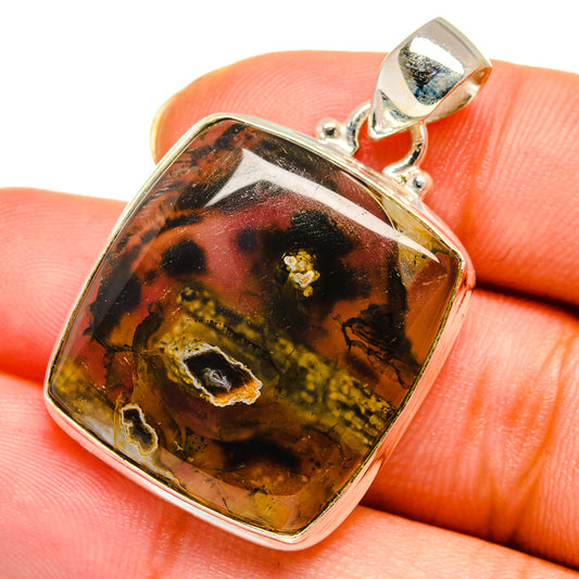 Turkish Tube Agate Pendants handcrafted by Ana Silver Co - PD13883