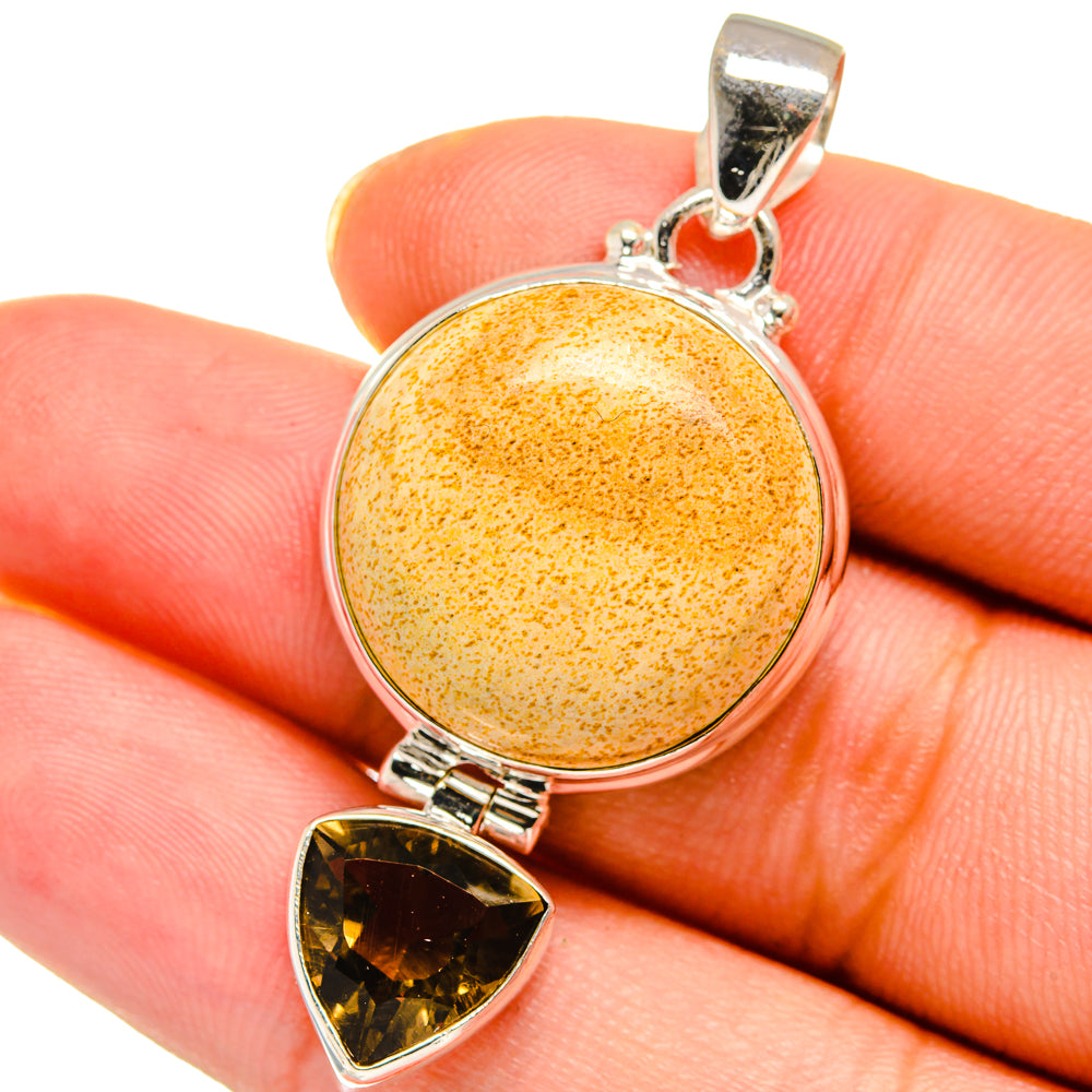 Picture Jasper Pendants handcrafted by Ana Silver Co - PD13887