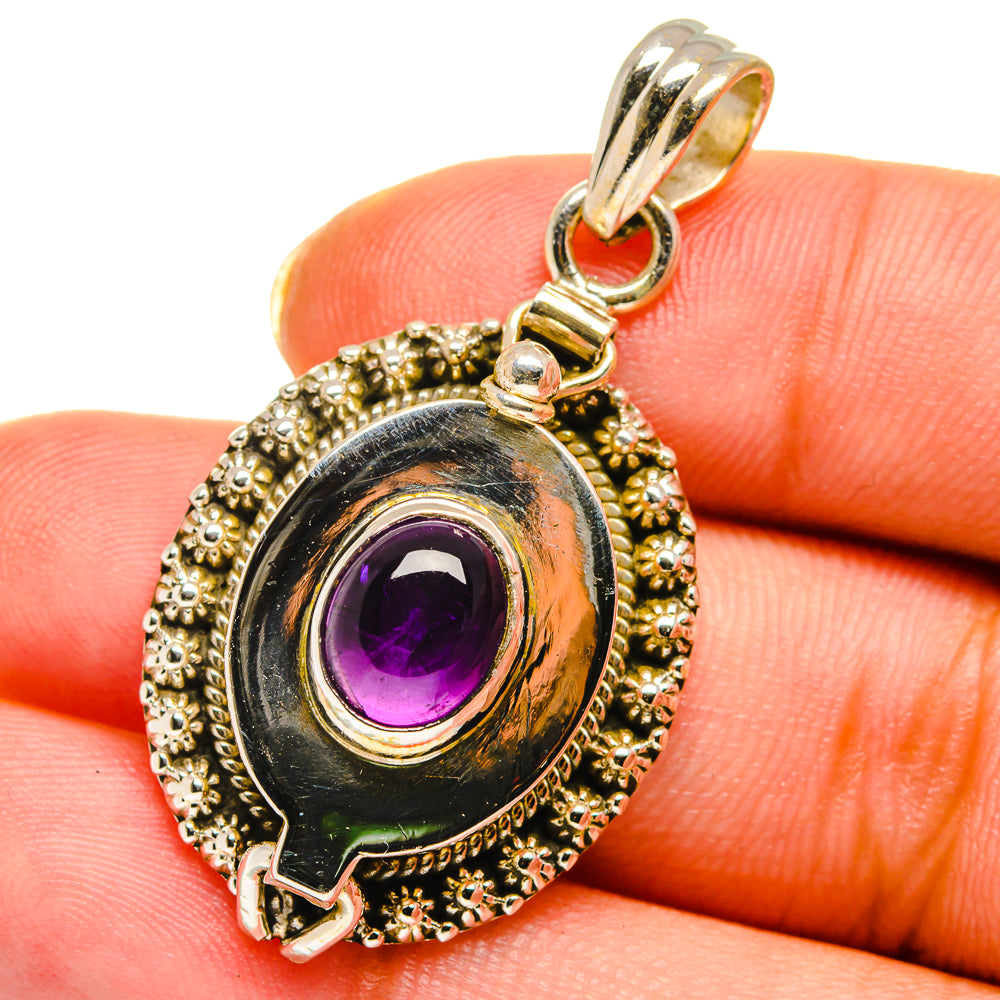 Amethyst Pendants handcrafted by Ana Silver Co - PD13889