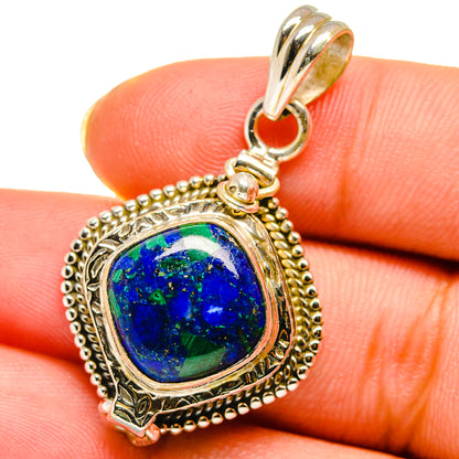 Azurite Pendants handcrafted by Ana Silver Co - PD13894