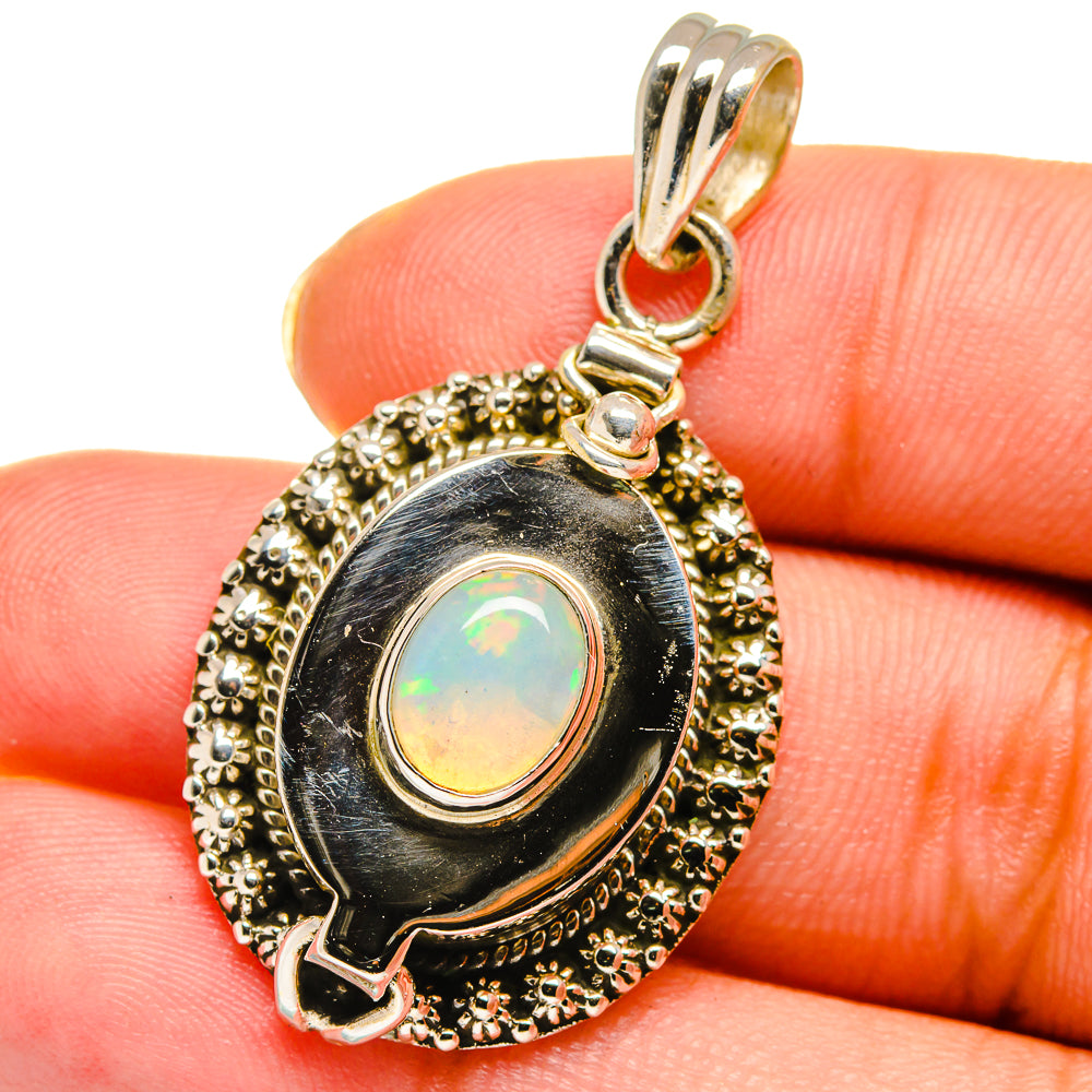 Ethiopian Opal Pendants handcrafted by Ana Silver Co - PD13897