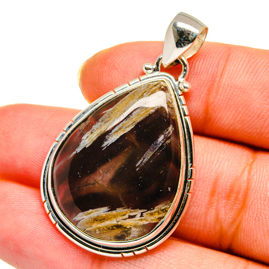 Turkish Tube Agate Pendants handcrafted by Ana Silver Co - PD13902