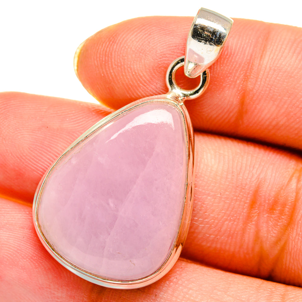Kunzite Pendants handcrafted by Ana Silver Co - PD13905