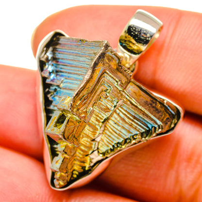 Bismuth Crystal Pendants handcrafted by Ana Silver Co - PD13907
