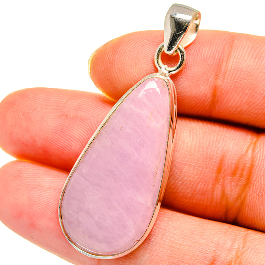 Kunzite Pendants handcrafted by Ana Silver Co - PD13909