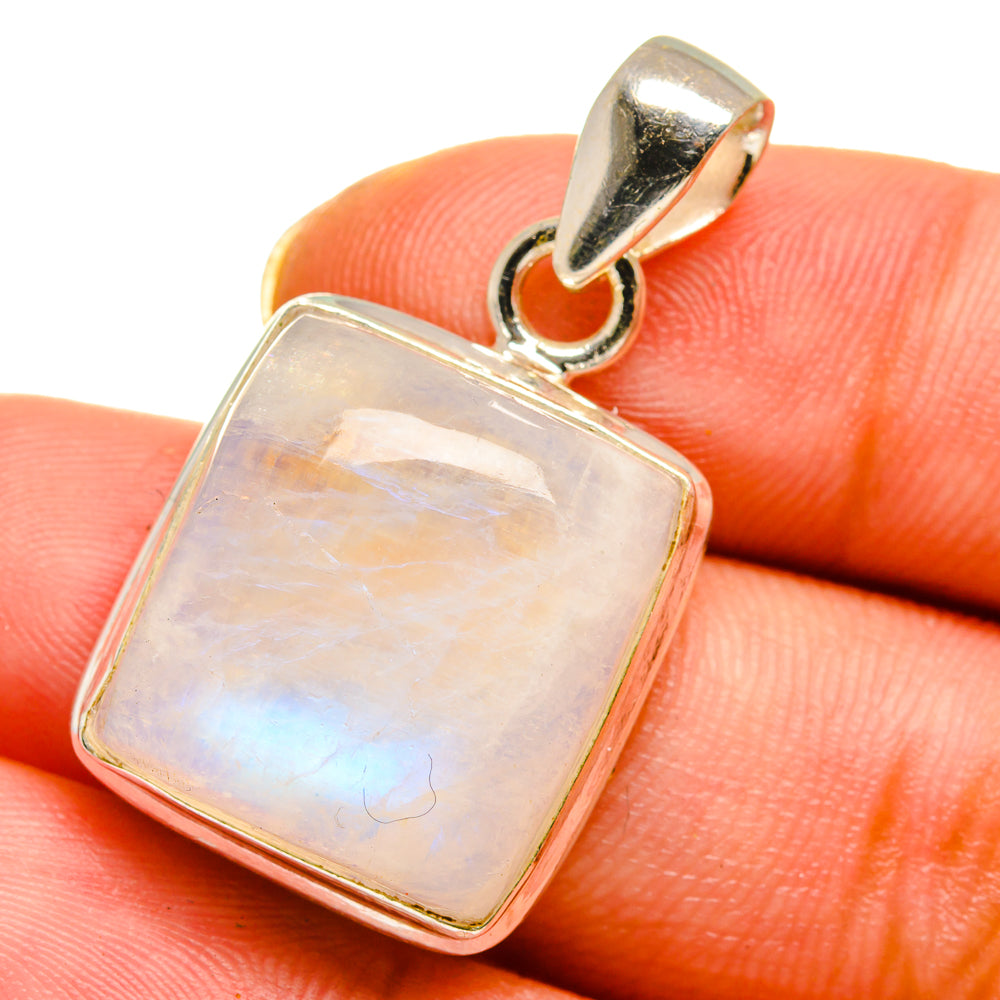 Rainbow Moonstone Pendants handcrafted by Ana Silver Co - PD13910