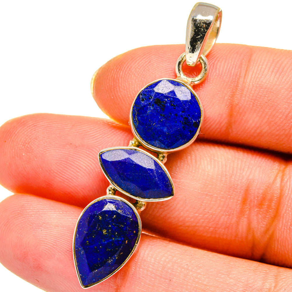 Lapis Lazuli Pendants handcrafted by Ana Silver Co - PD13911
