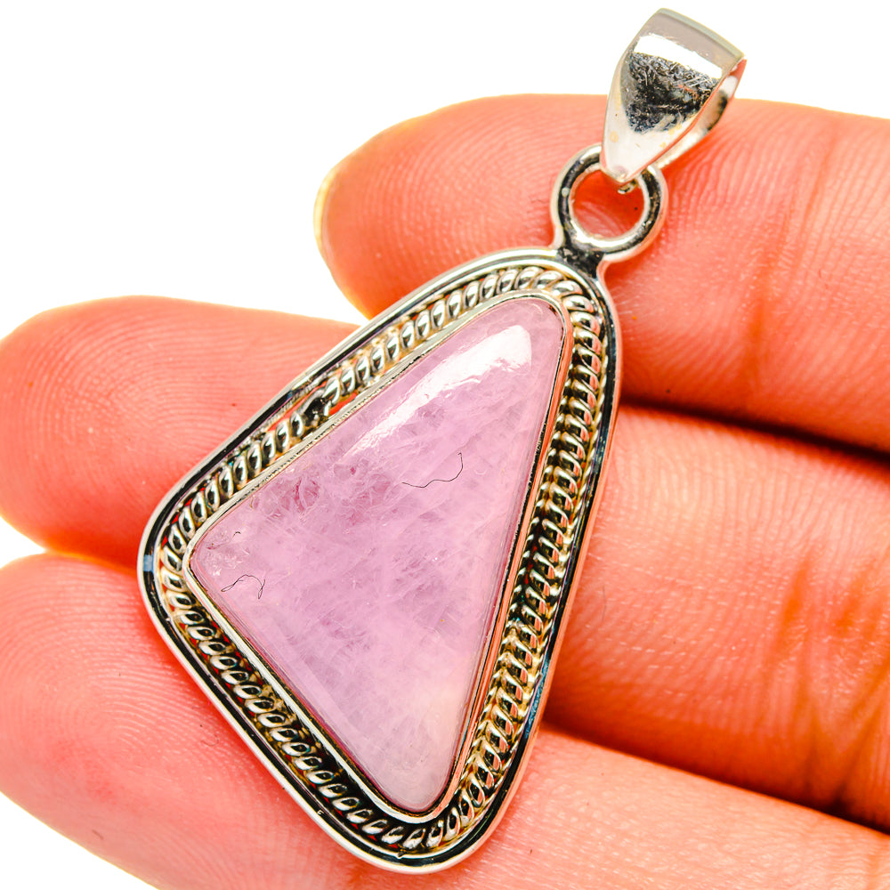Kunzite Pendants handcrafted by Ana Silver Co - PD13912