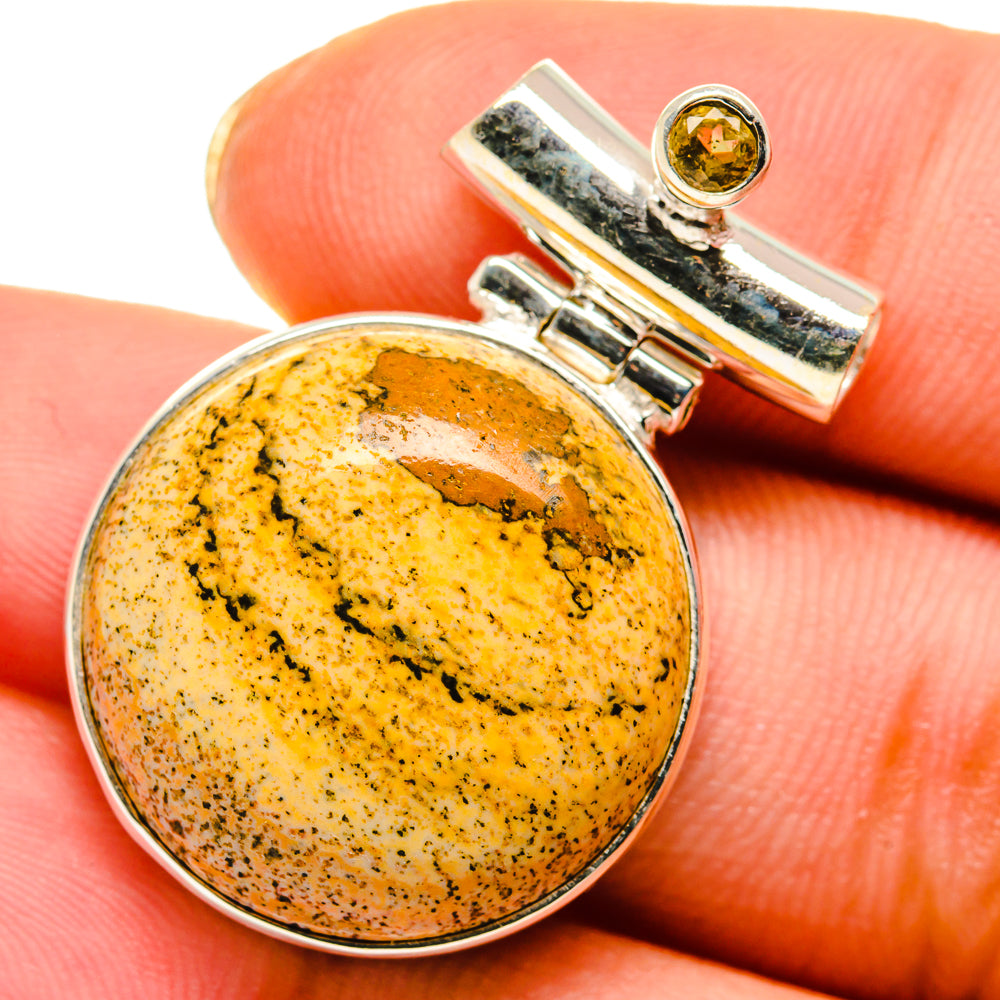 Picture Jasper Pendants handcrafted by Ana Silver Co - PD13923