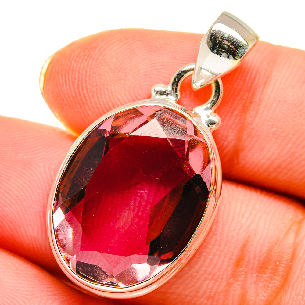 Color Change Alexandrite (lab.) Pendants handcrafted by Ana Silver Co - PD13925
